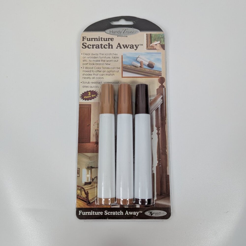 Handy Trends Furniture Scratch Away Wood Furniture Repair Pens Set of 3